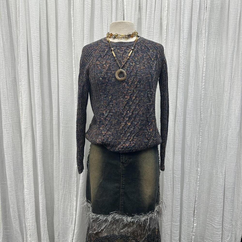 Faded Glory Multicolored Knit Sweater (M)